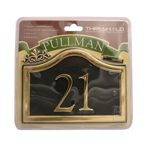18cm x 13cm Black/Gold Pullman 21