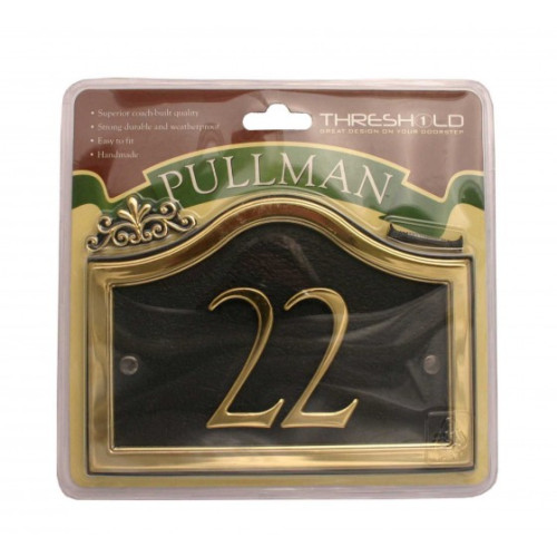 18cm x 13cm Black/Gold Pullman 22