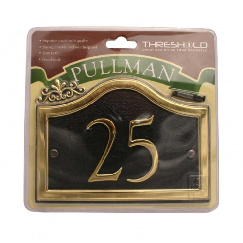 18cm x 13cm Black/Gold Pullman 25