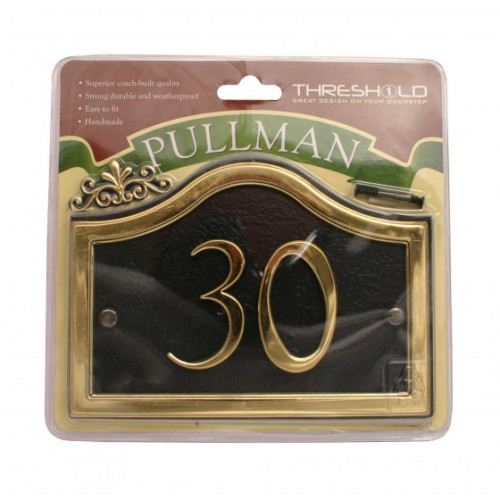 18cm x 13cm Black/Gold Pullman 30