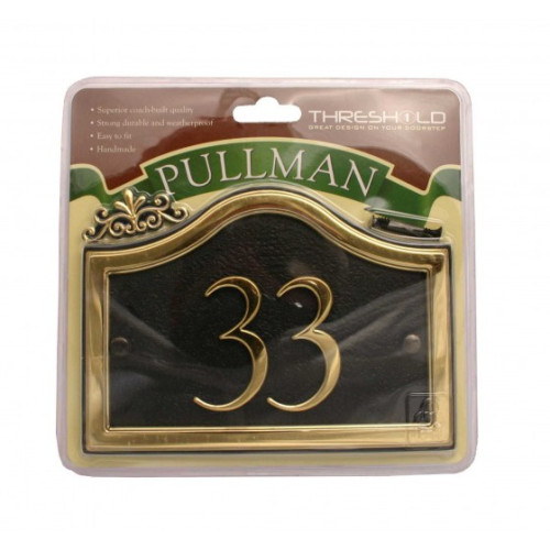 18cm x 13cm Black/Gold Pullman 33