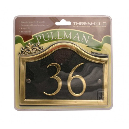 18cm x 13cm Black/Gold Pullman 36