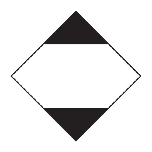 'LQ Road And Sea' Labels, Laminated Polypropylene, (100mm x 100mm) (Roll of 500)