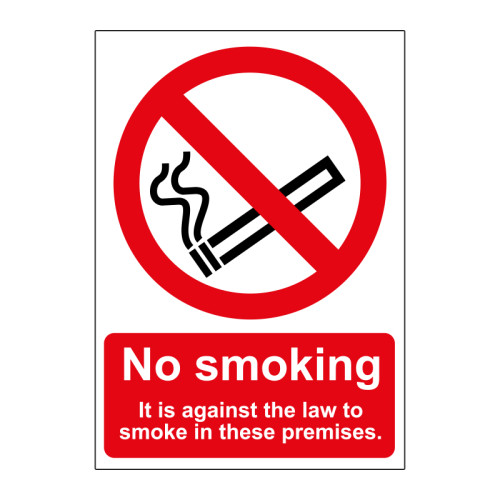 Against the law smoking - PP(148 x 210mm)