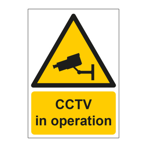 CCTV in operation - PP (148 x 210mm)