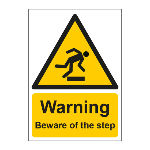 Danger beware of the step - PP (148 x 210mm)