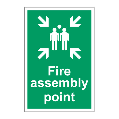 Fire assembly point - PP (200 x 300mm)