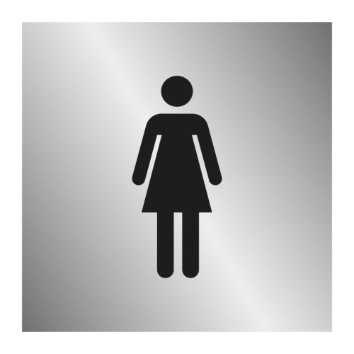 Lady symbol - PPSILVER (100 x 100mm)