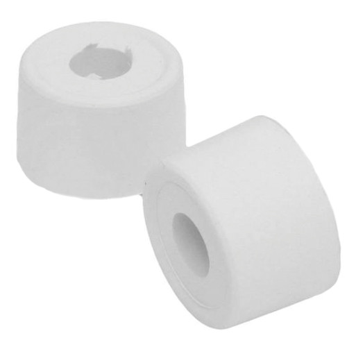 35mm White Plastic Door Stops