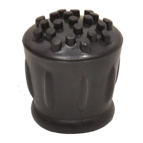 22mm Black Rubber Walking Stick Ferrules