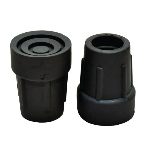 19mm Black Rubber Crutch Ferrule