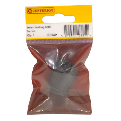 16mm Black Rubber Walking Stick Ferrule