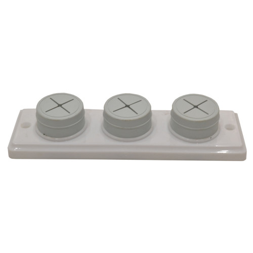 Centurion Triple Cloth Towel Holders White RP29L
