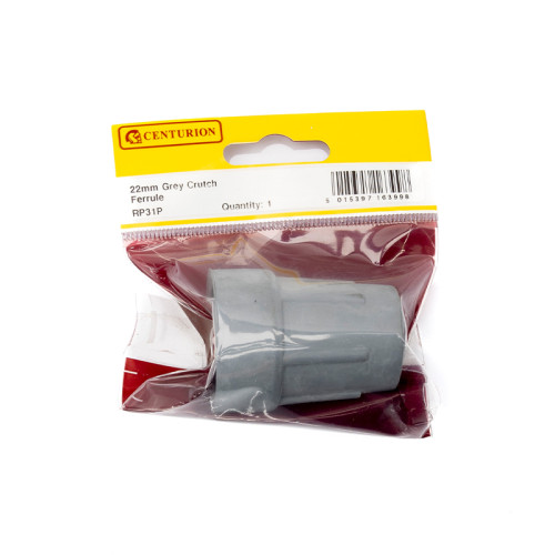 22mm Grey Rubber Crutch Ferrule