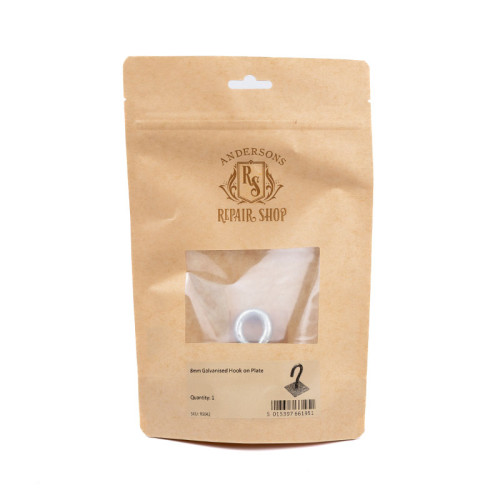 Repair Shop Hook On Plate - Galvanised