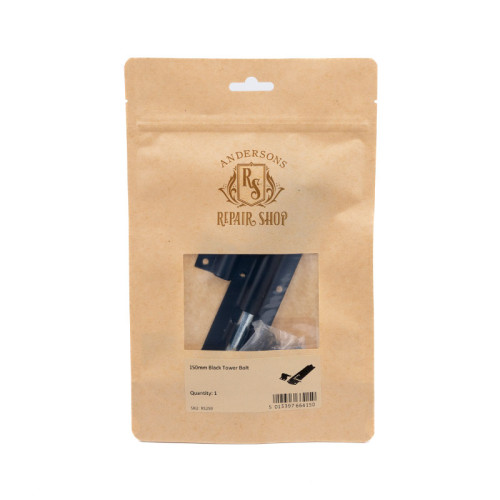 Repair Shop Tower Bolt - Black - 150mm