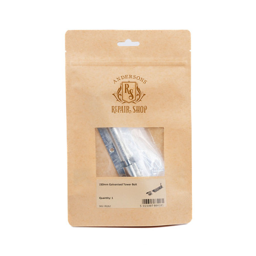 Repair Shop Tower Bolt - Galvanised - 150mm