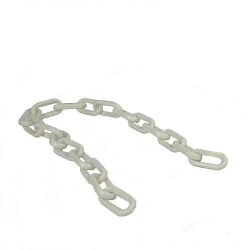 Short Link Plastic Chain, White, 6mm x 5m