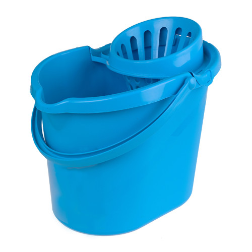 12 Litre Polypropylene Mop Bucket, For Use With Shadow Board, Blue