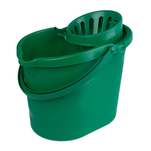 12 Litre Polypropylene Mop Bucket, For Use With Shadow Board, Green