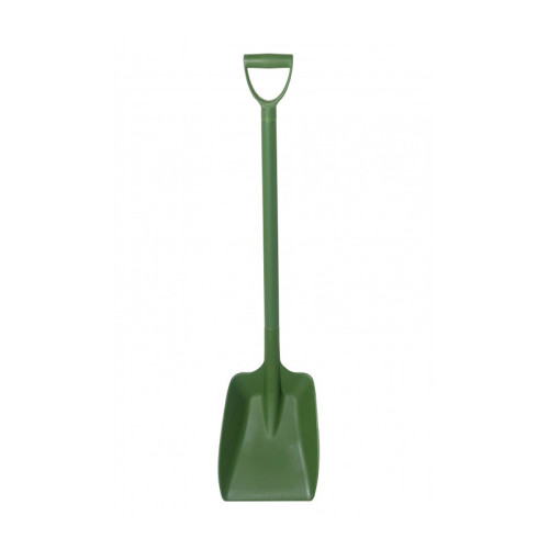 320mm D-Grip Polypropylene Shovel, Green