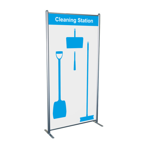 Shadowboard in Frame - Style A (Blue) Hooks