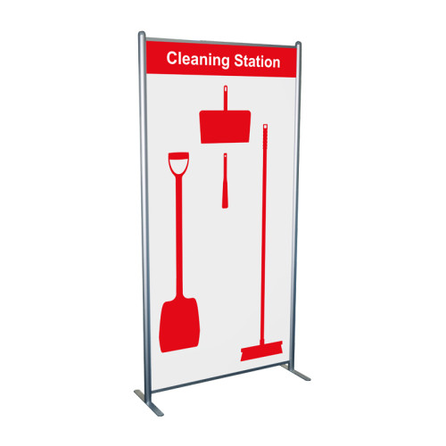 Shadowboard in Frame - Style A (Red) Hooks