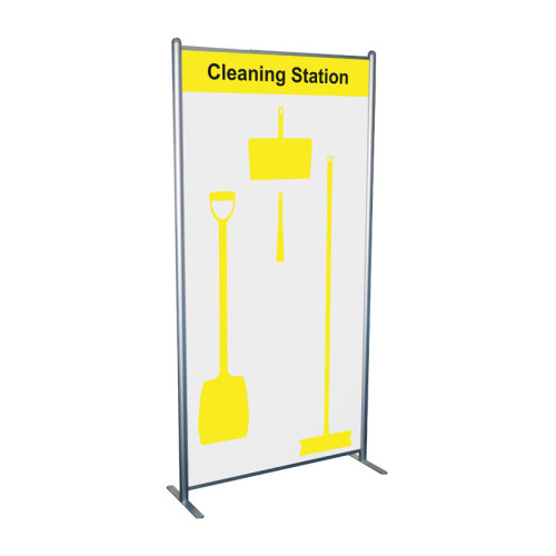 Shadowboard in Frame - Style A (Yellow) Hooks