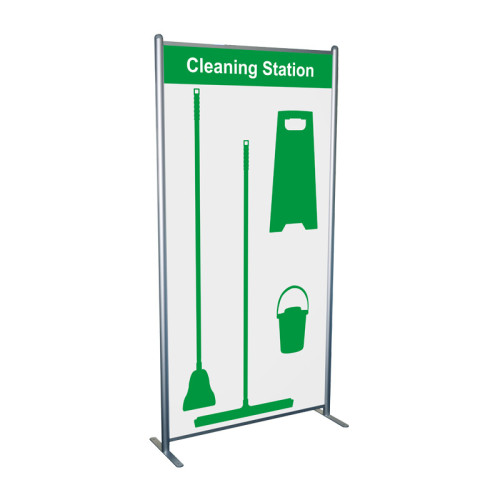 Shadowboard in Frame - Style C (Green) Hooks