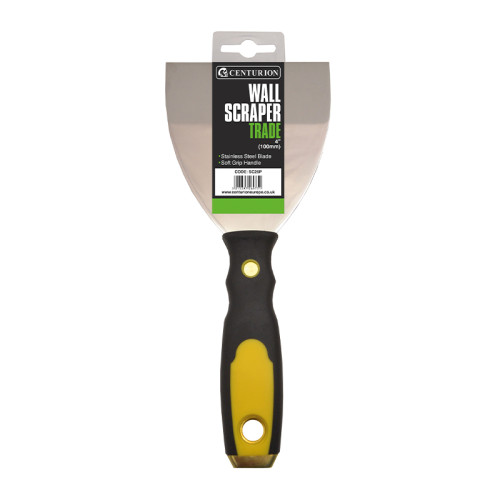 Trade Wallpaper Scraper with Soft Grip Handle, 100mm / 4"