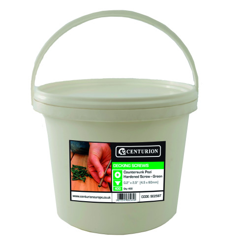 60mm x 4.5mm Timber Decking Screws (Tub of 400)