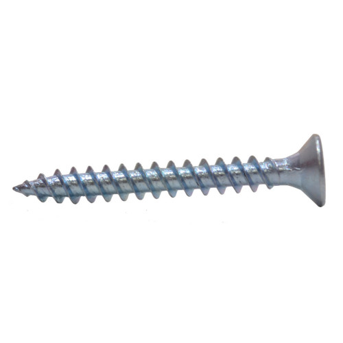 1 1/4" x 7 ZP Cross Recessed Hardened Twin Thread Woodscrews with Countersunk Head (200)