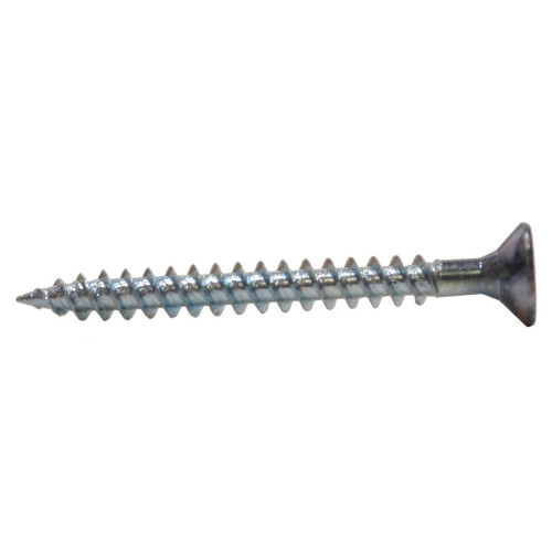 1 1/2" x 7 ZP Cross Recessed Hardened Twin Thread Woodscrews with Countersunk Head (200)