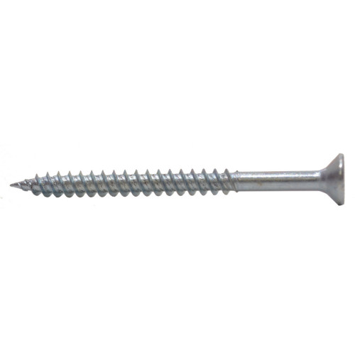 1 3/4" x 6 ZP Cross Recessed Hardened Twin Thread Woodscrews with Countersunk Head (200)