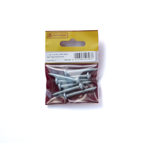 Pozi Pan Head Self Tapping Screws, 1&Acirc;&frac12;" x 10, ZP