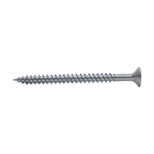 2 1/2" x 10 ZP Cross Recessed Hardened Twin Thread Woodscrews with Countersunk Head (100)