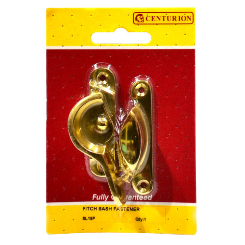 Solid Brass Fitch Fastener, Polished Brass, 65mm