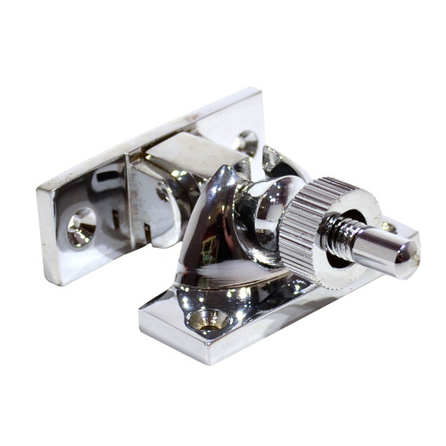 Solid Brass Brighton Sash Fastener, Chrome Plated, 57mm