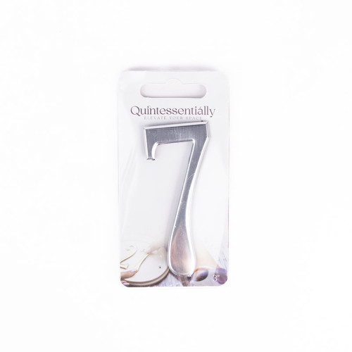 3" Silver Effect Numeral 7 SN307