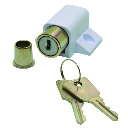 Window and Patio Lock, White, 45mm x 35mm