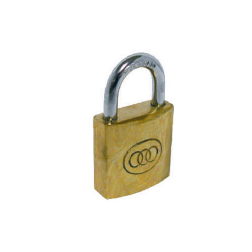 Brass 'Tri-Circle' Padlocks, 38mm
