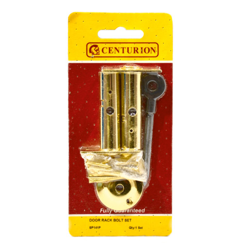 Security Rack Bolt Set, Brass, 60mm