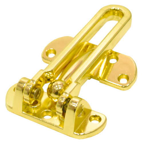 Steel Security Door Guards, Brassed