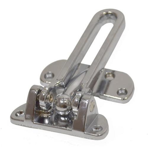 Steel Security Door Guards, Chromed