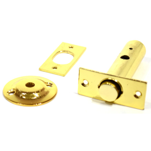 Security Rack Bolts, Door Bolt, Brass, 60mm