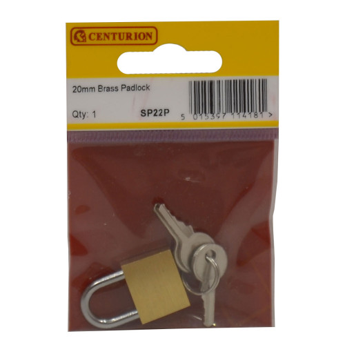 Brass Padlocks, 20mm