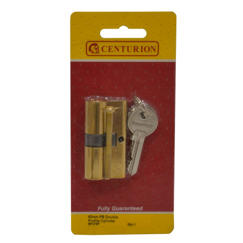 Euro Profile Cylinders, Polished Brass, 60mm