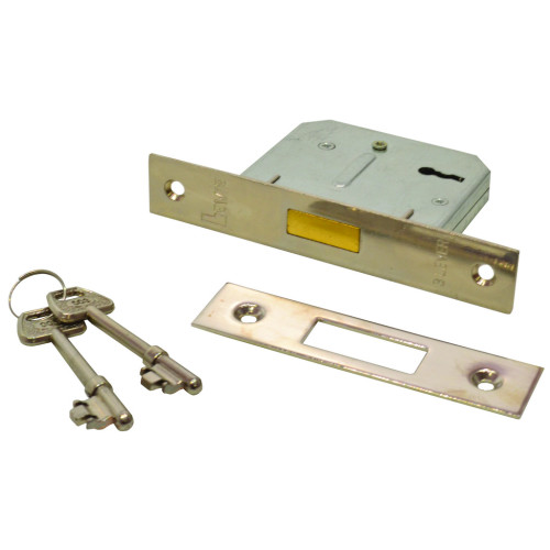 3 1/2" NP 3 Lever Dead Lock