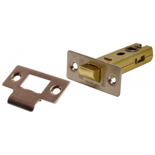 Heavy Duty Tubular Latches, Nickel Plated, 63mm