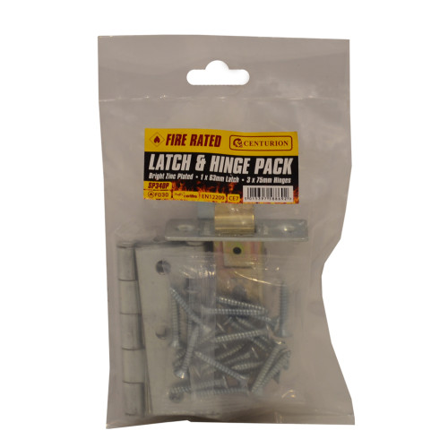 Latch & Hinge Packs - BZP - 4PK SP340P
